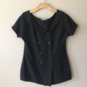 Vintage Jil Sander Silk Double Breasted Blouse 4